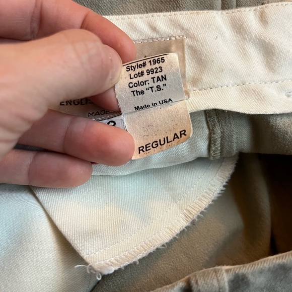 Tailored Sportsman low rise side zip 1965 tan 28 - Picture 4 of 5